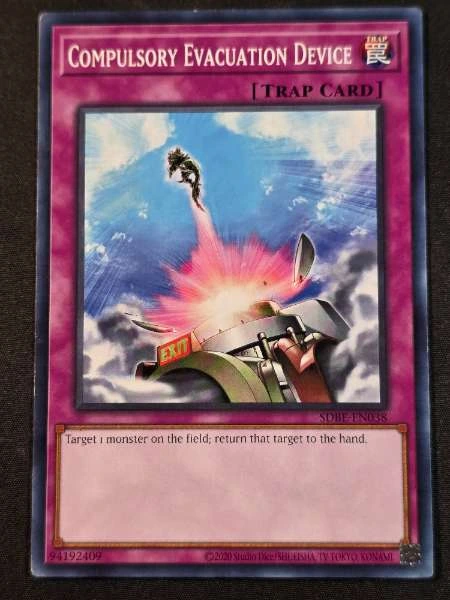 Compulsory Evacuation Device - Saga of Blue-Eyes White Dragon #SDBE-EN038