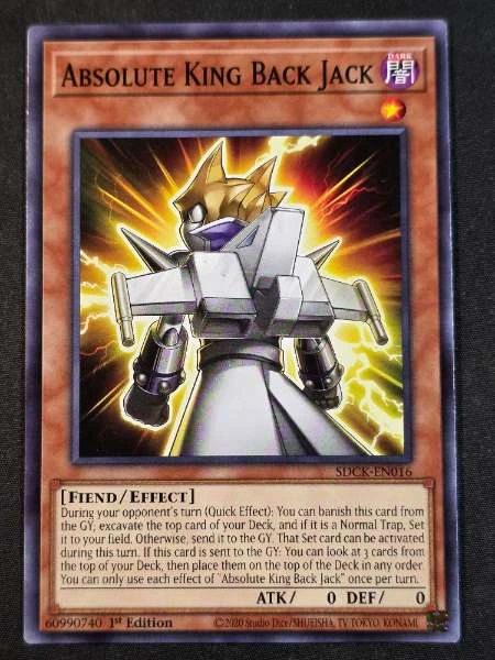 Absolute King Back Jack - Structure Deck: The Crimson King #SDCK-EN016