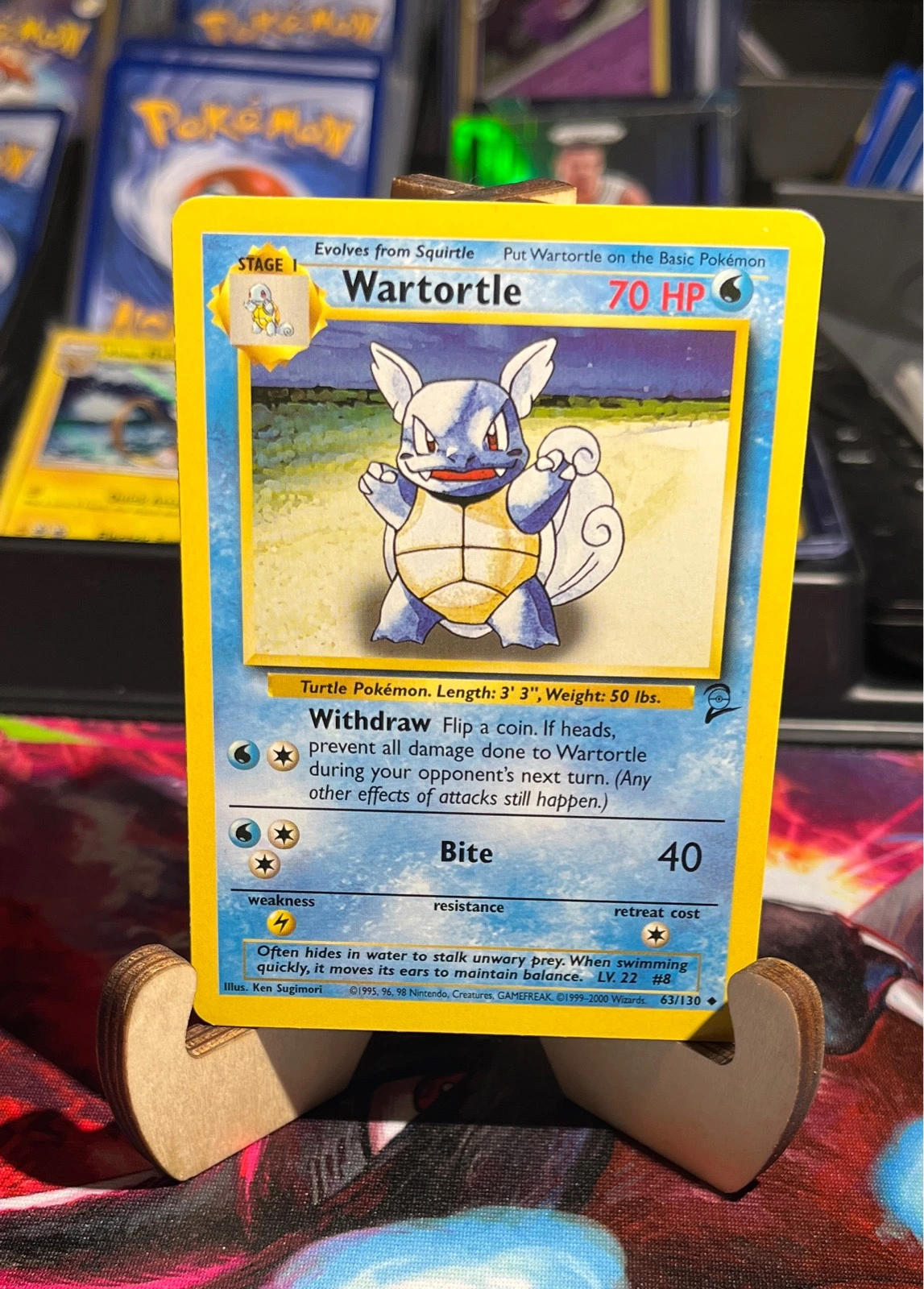 WARTORTLE 63/130 BASE SET 2 POKEMON - Base Set 2 #63/130