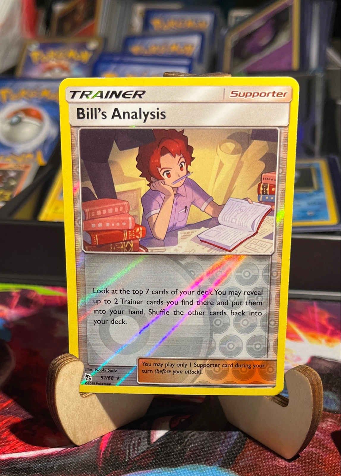 Bill's Analysis - 51/68 - Reverse Holo - Hidden Fates - NM/M #51/68