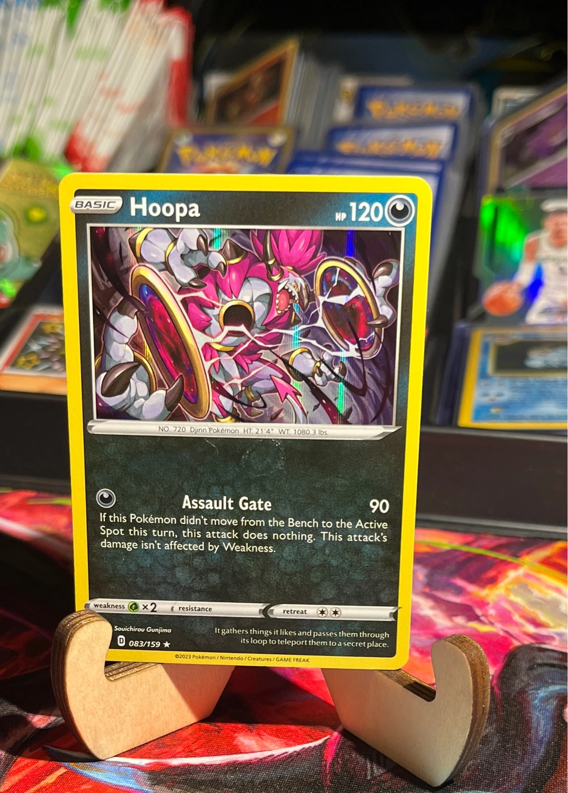 Hoopa 083/159 Holo NM Pokemon Card Crown Zenith #083/159