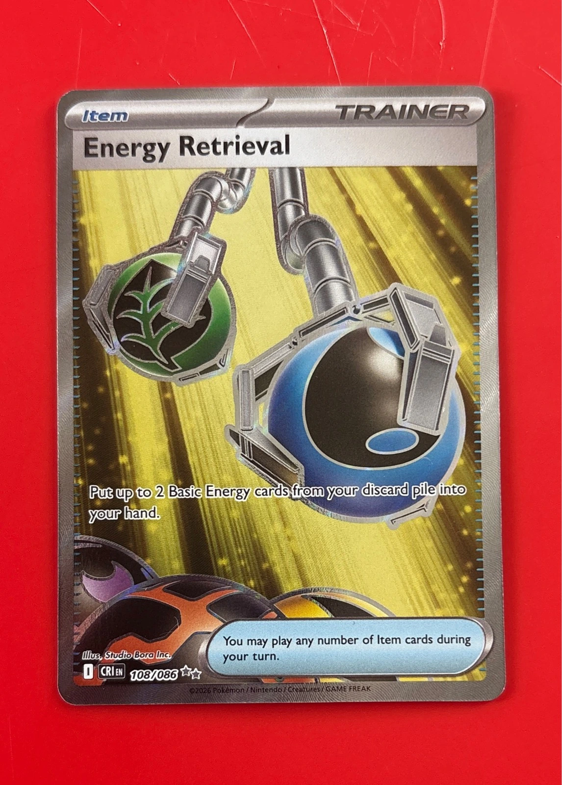 Energy Retrieval - Chaos Rising Mega Evolution #108/086