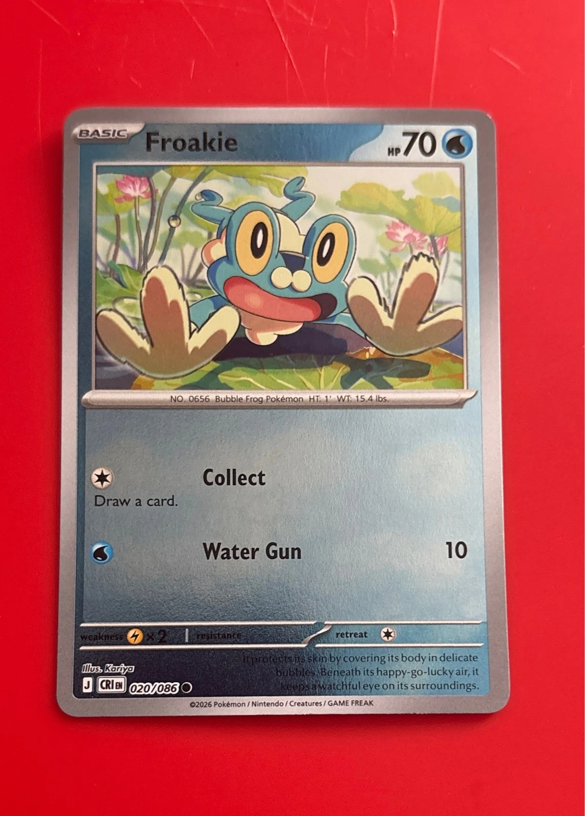 Froakie - Chaos Rising Mega Evolution #020/086