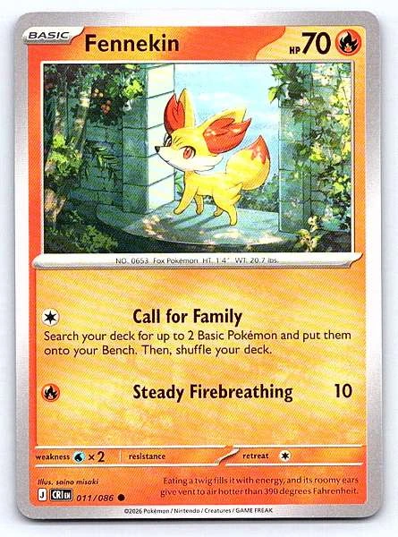 Fennekin - Chaos Rising #011/086