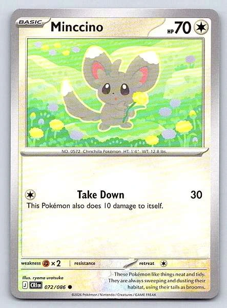 Minccino - Chaos Rising #72/086