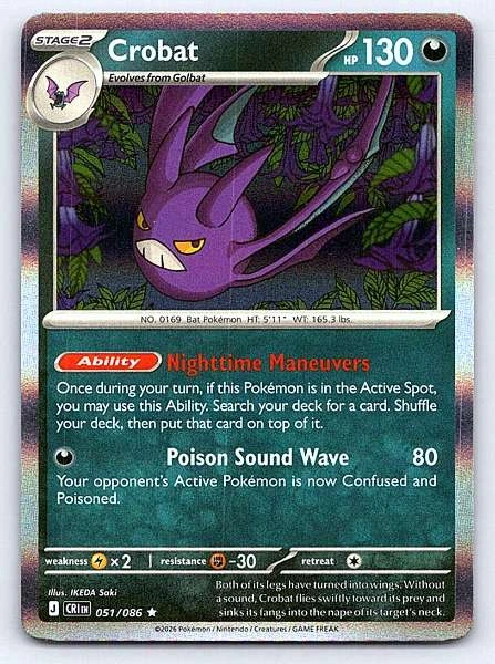 Crobat - Chaos Rising #51/086