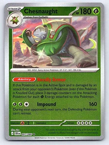Chesnaught - Chaos Rising #007/086