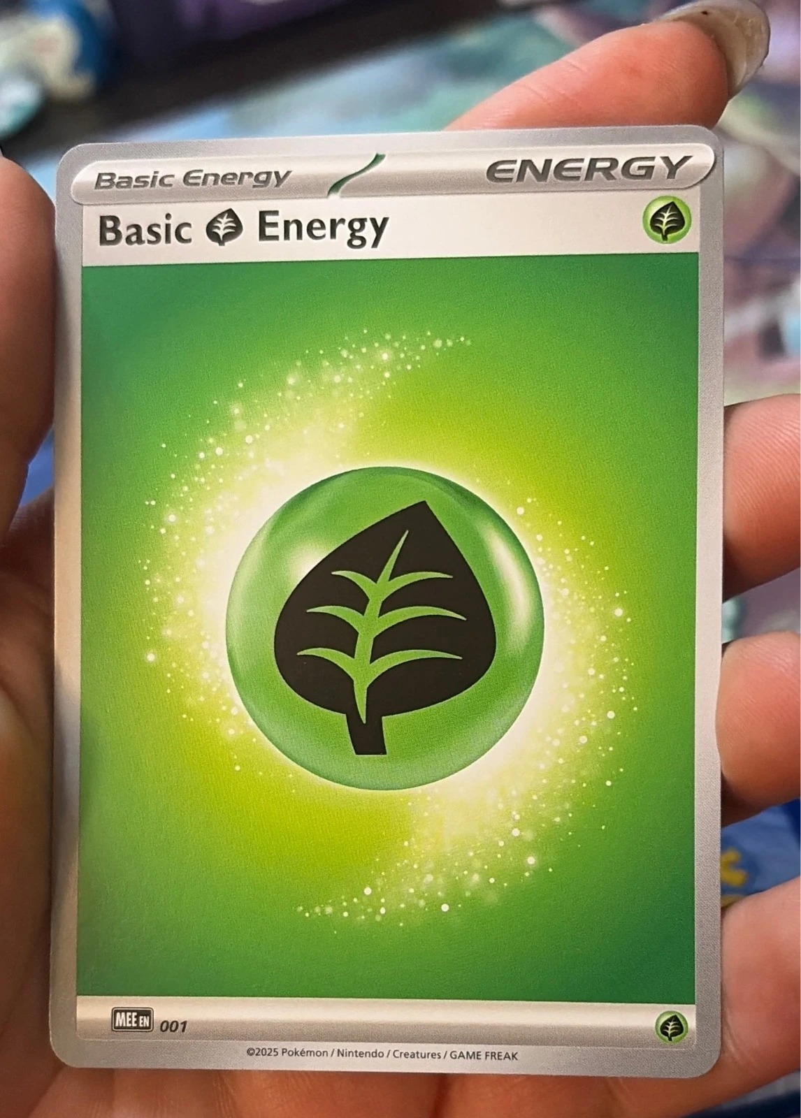10x Basic Grass Energy - Pokémon TCG #001