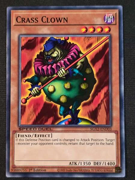Crass Clown - Speed Duel GX: Midterm Paradox #SGX2-END03