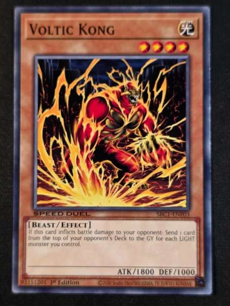 Voltic Kong - Speed Duel: Streets of Battle City #SBC1-ENF03