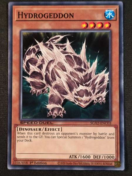 Hydrogeddon - Speed Duel GX: Midterm Paradox #SGX2-ENC03