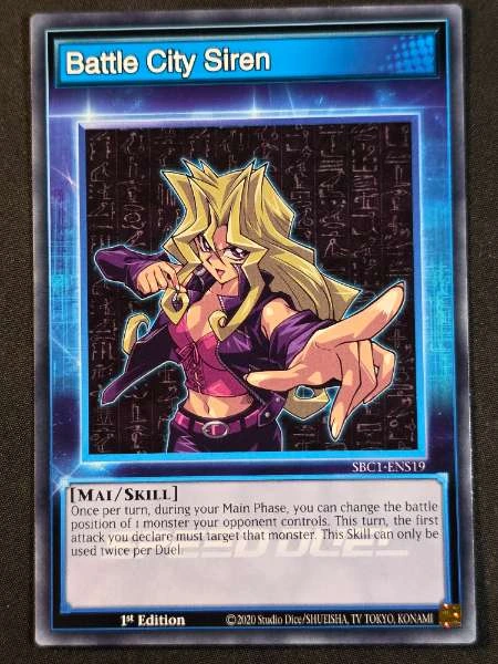 Battle City Siren - Speed Duel: Streets of Battle City #SBC1-ENS19
