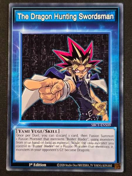 The Dragon Hunting Swordsman - Speed Duel: Battle City #SBC1-ENS09