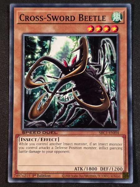 Cross-Sword Beetle - Speed Duel: Battle City #SBC1-EN104