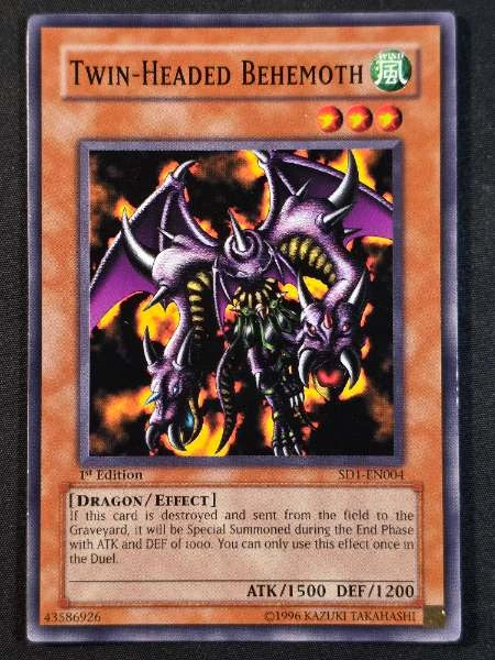 Twin-Headed Behemoth - Structure Deck: Dragon's Roar #SD1-EN004