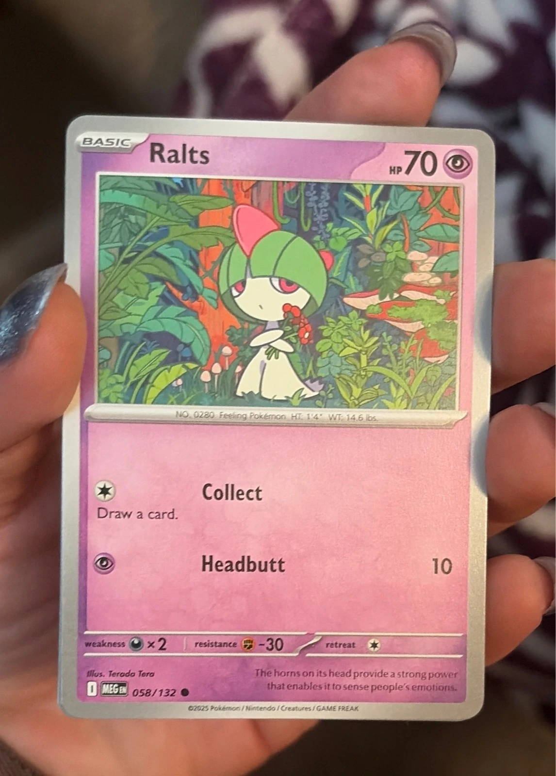 Ralts Mega Evolution 058/132 Common Pokemon Near Mint #058/132