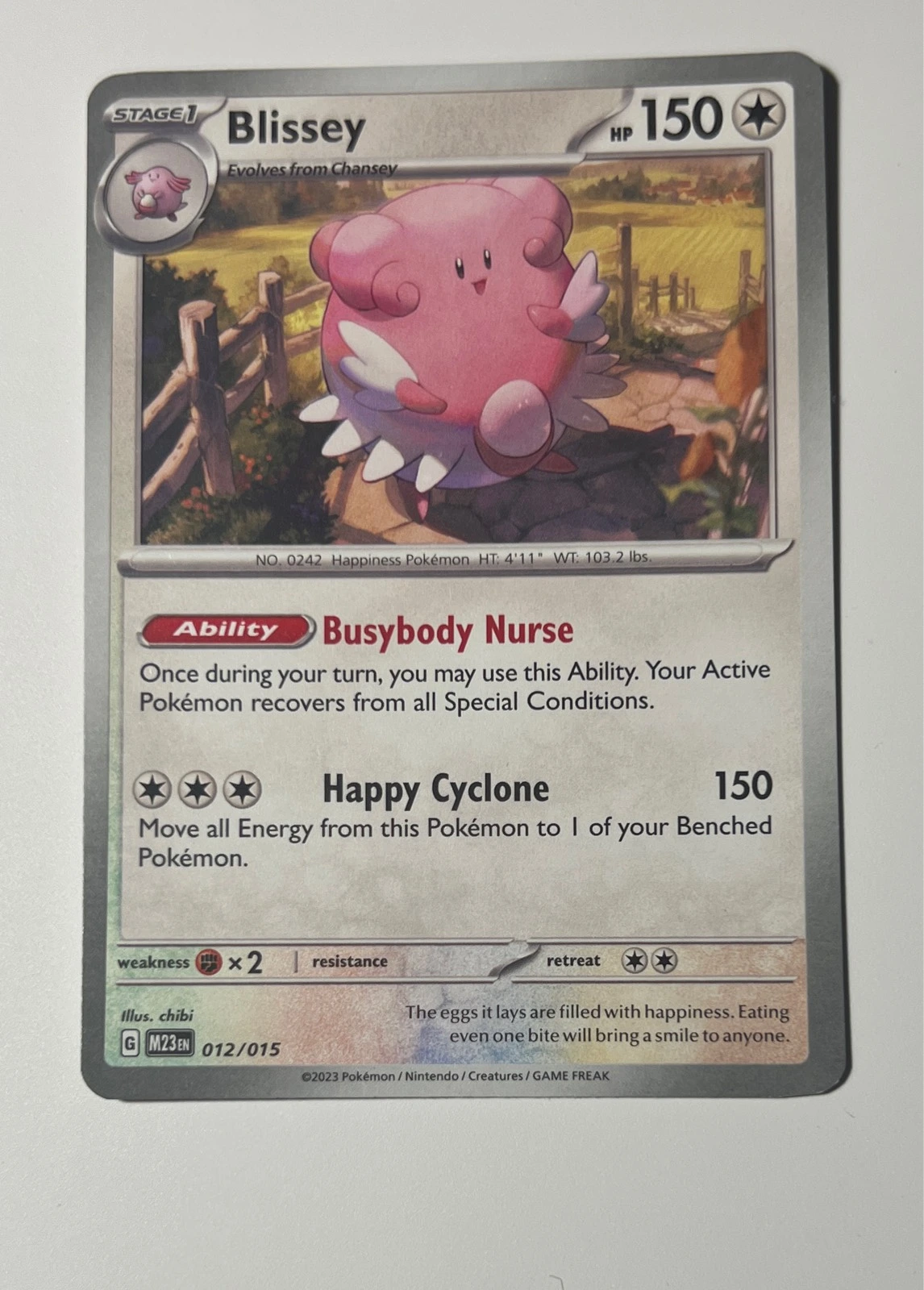 Blissey - McDonald's Collection 2023 #012/015