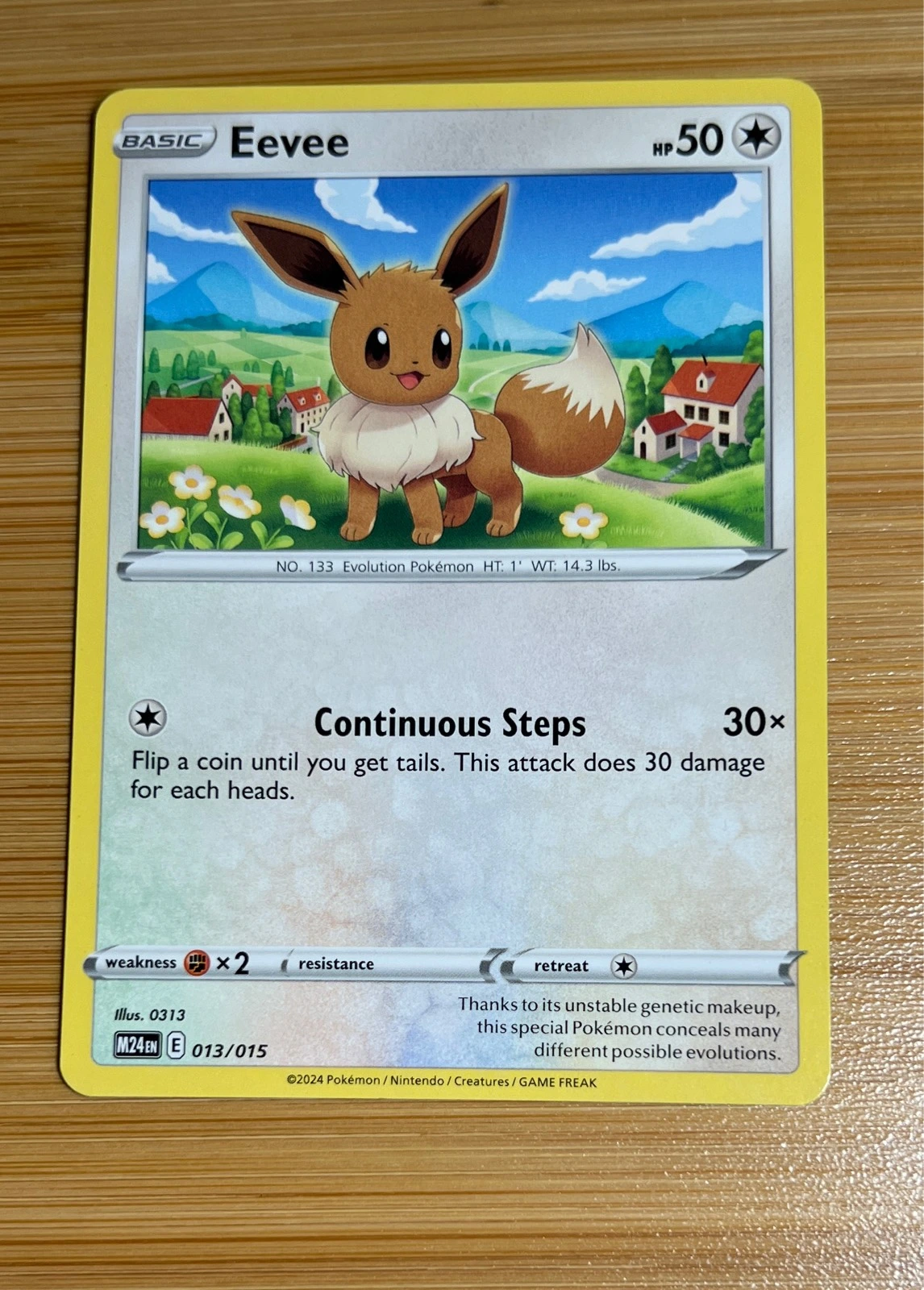 Eevee - McDonald's Pokémon Match Battle 2024 #013/015
