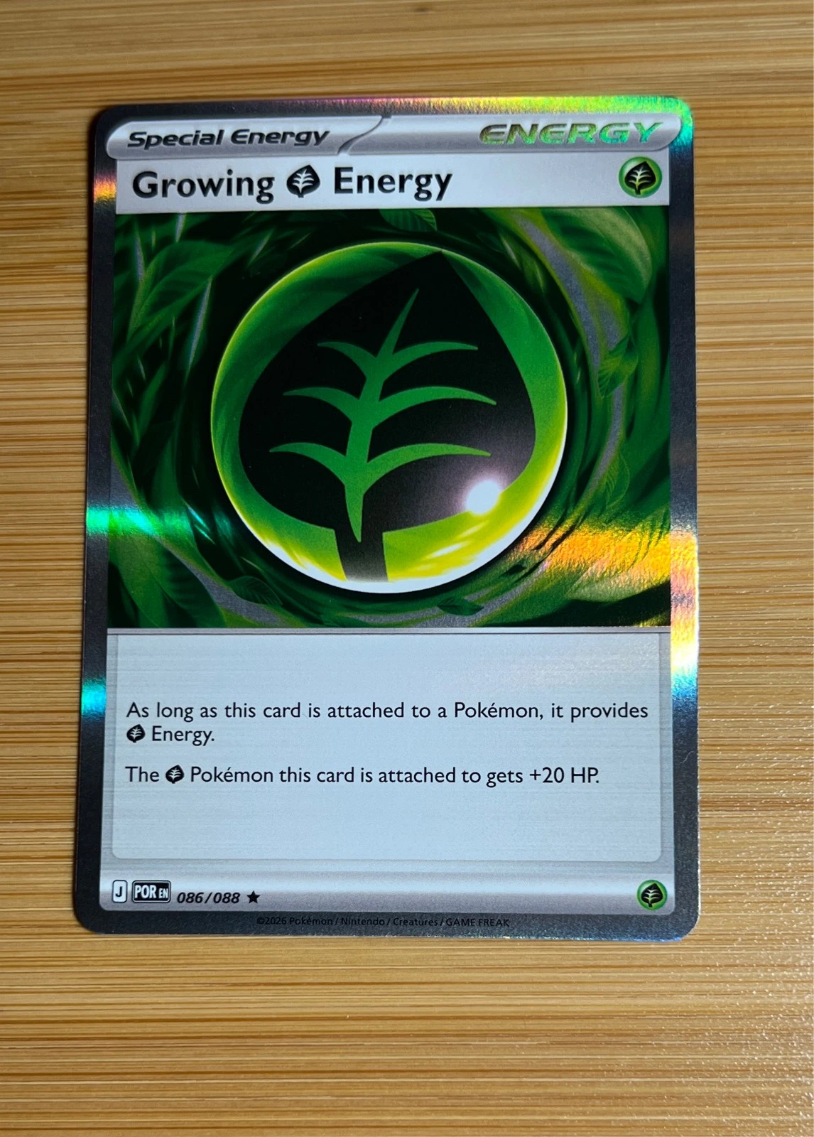 Growing Energy - Pokémon #086/088