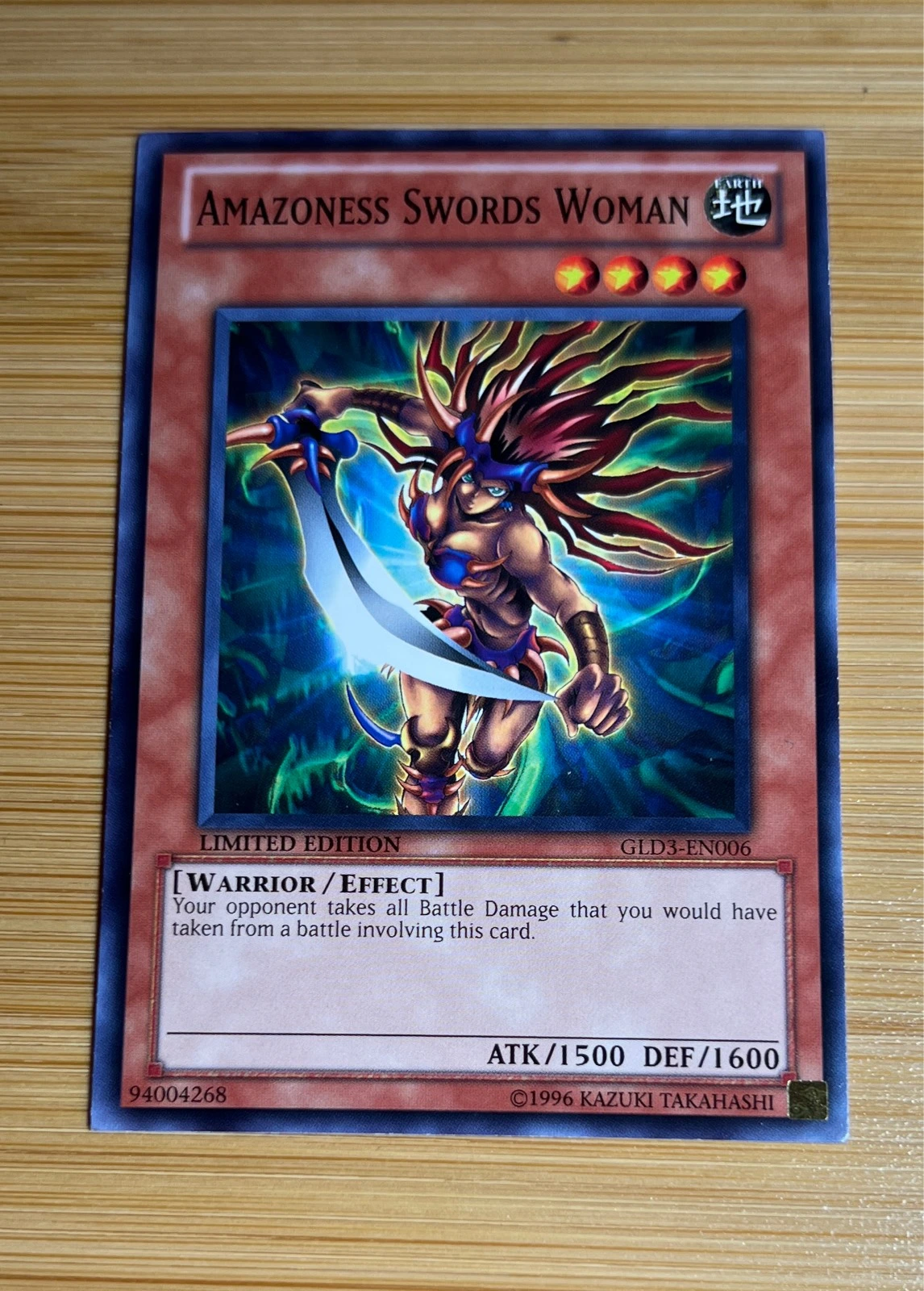 Amazoness Swords Woman - Gold Series 3: Edition #GLD3-EN006