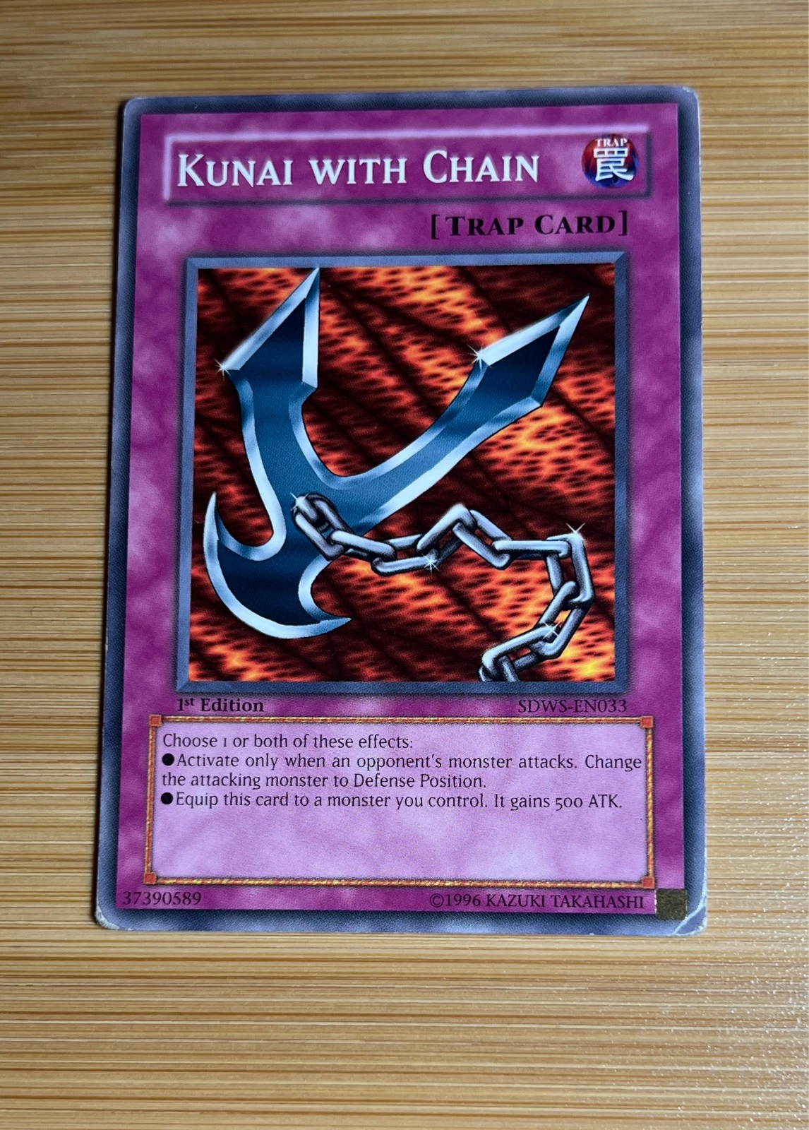 Kunai with Chain - Structure Deck: Warrior's Triumph #SDWS-EN033