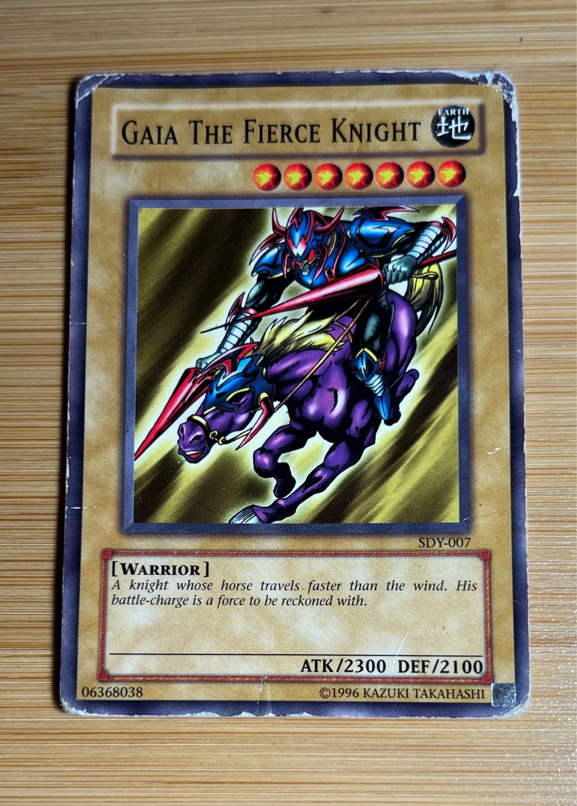 Gaia The Fierce Knight - Starter Deck Yugi #SDY-007