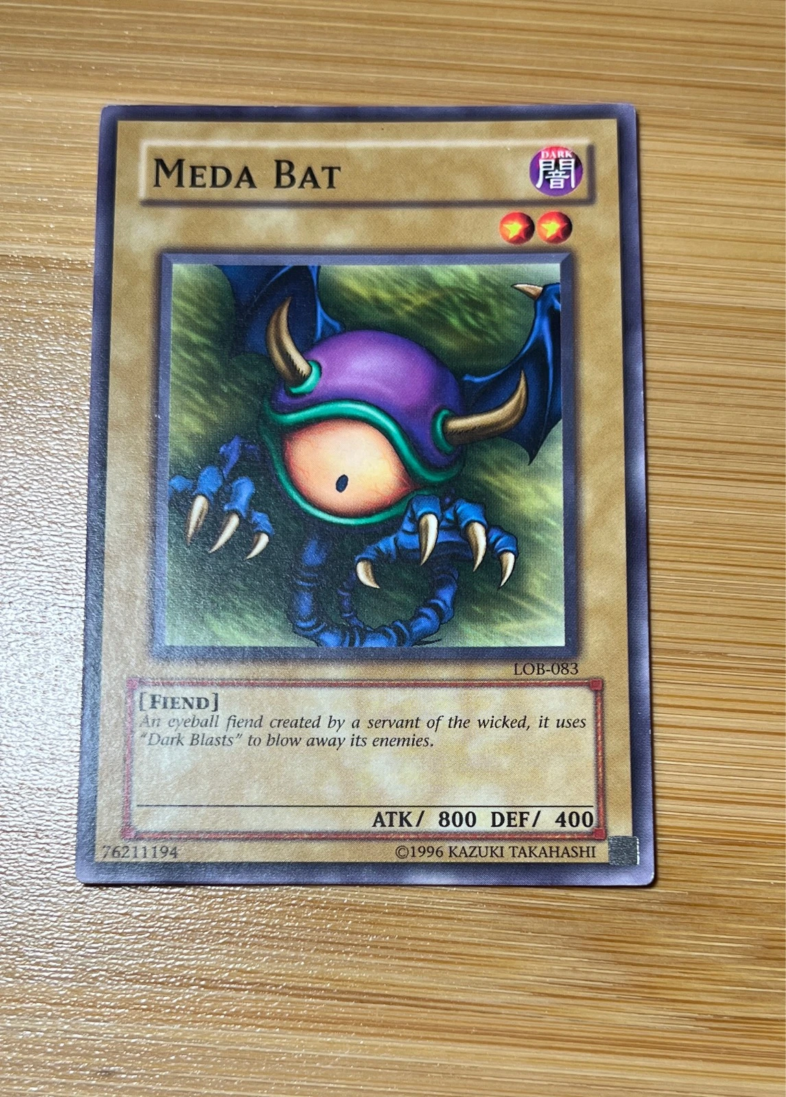 Meda Bat - Legend of Blue Eyes White Dragon #LOB-083