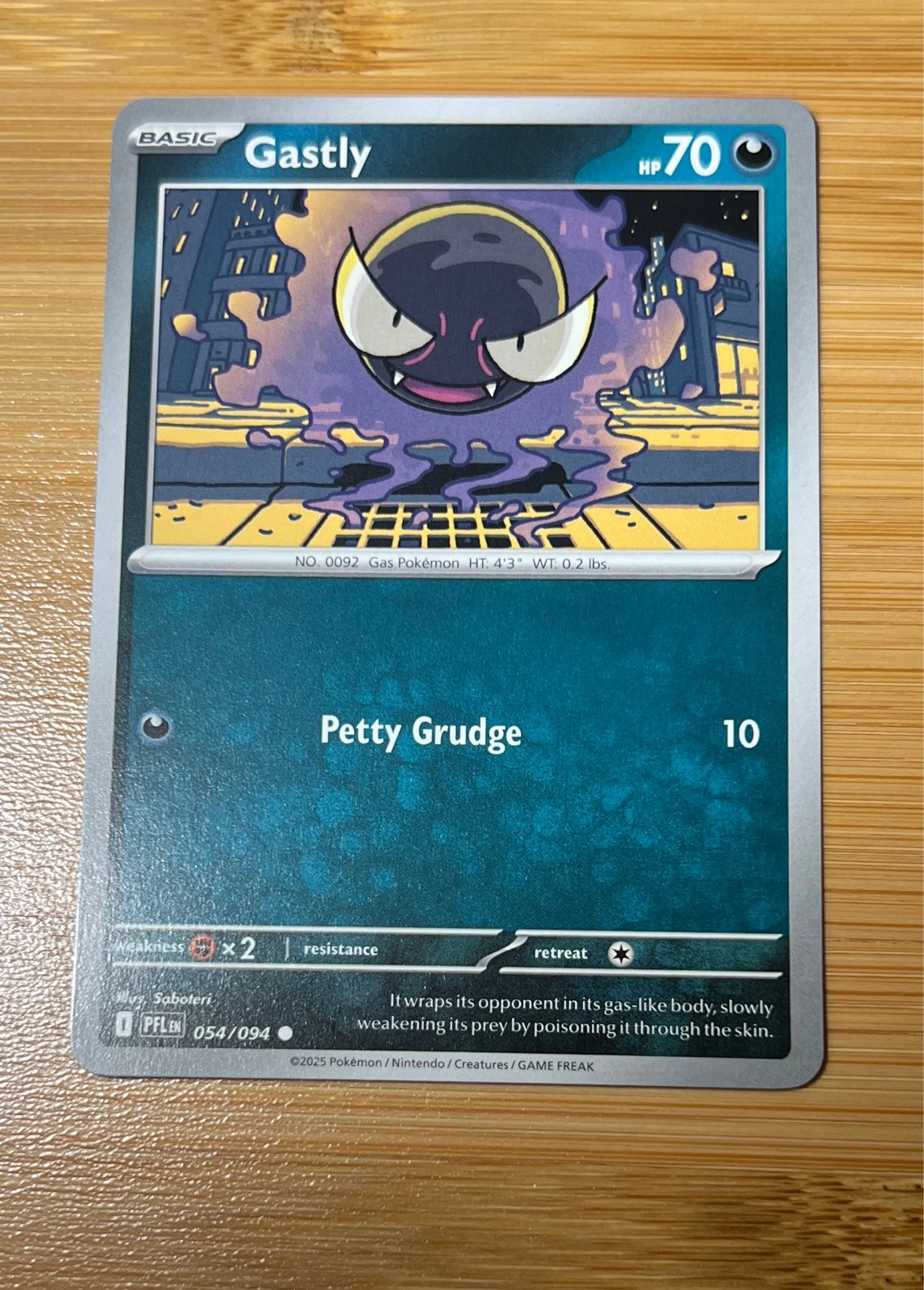 Gastly - Pokémon Phantasmal Flames #054/094