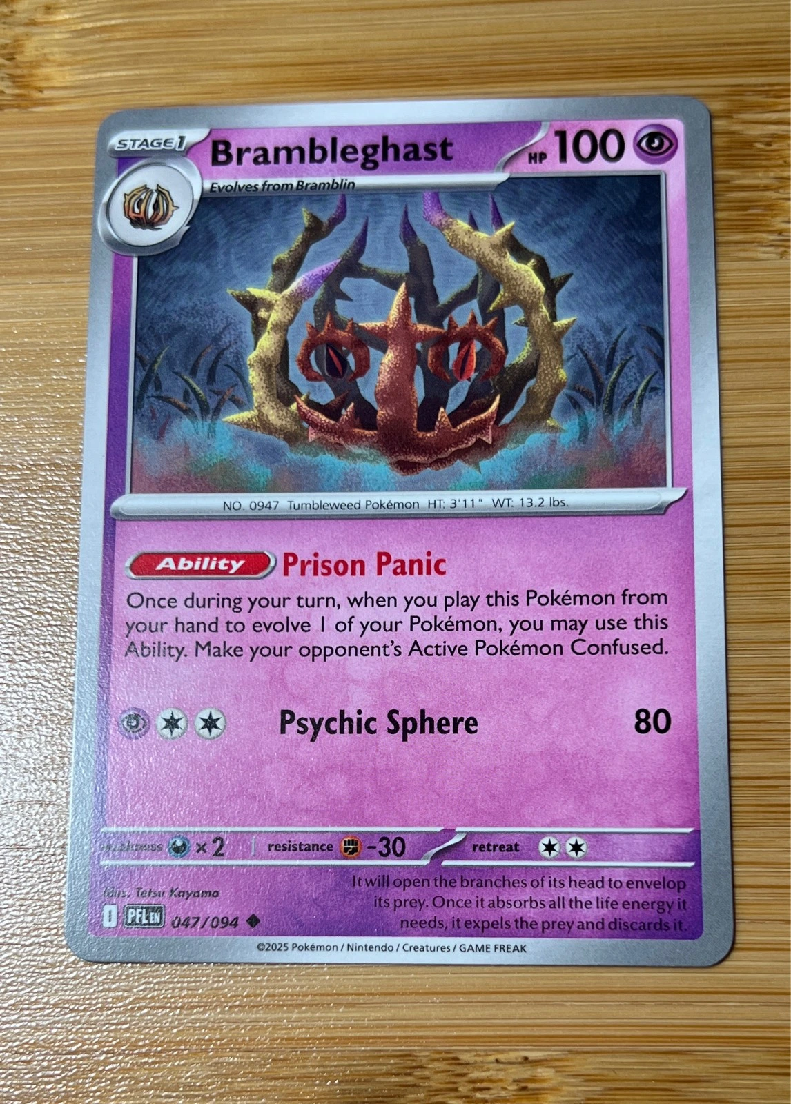Brambleghast - Pokémon Phantasmal Flames #047/094