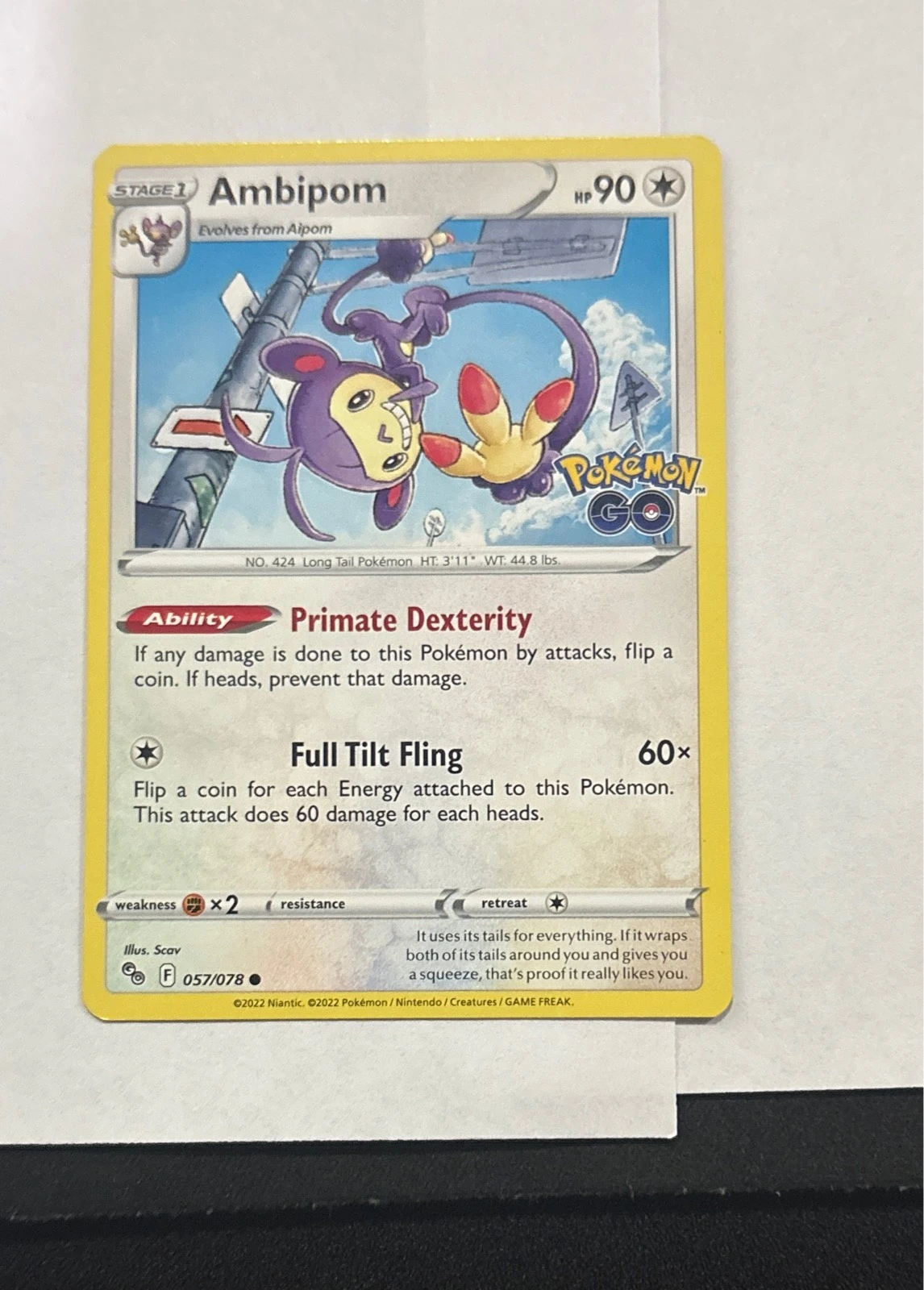 Ambipom - Pokémon GO #057/078