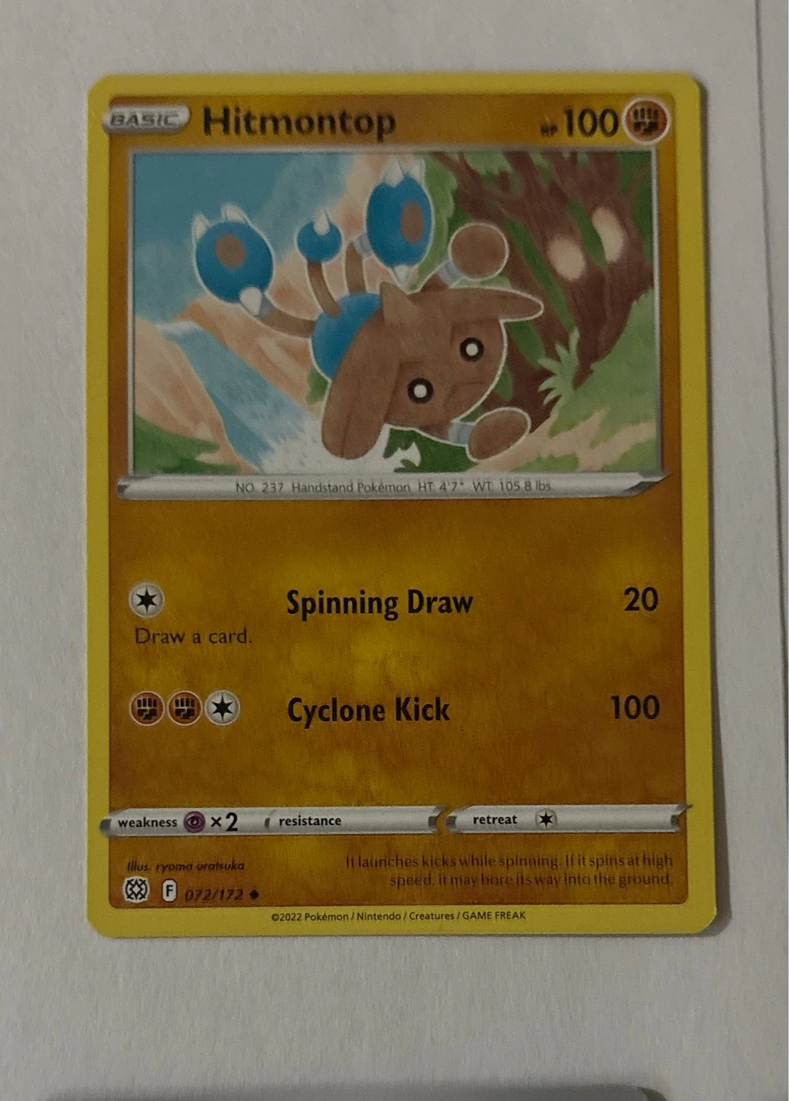 Hitmontop - Brilliant Stars #072/172
