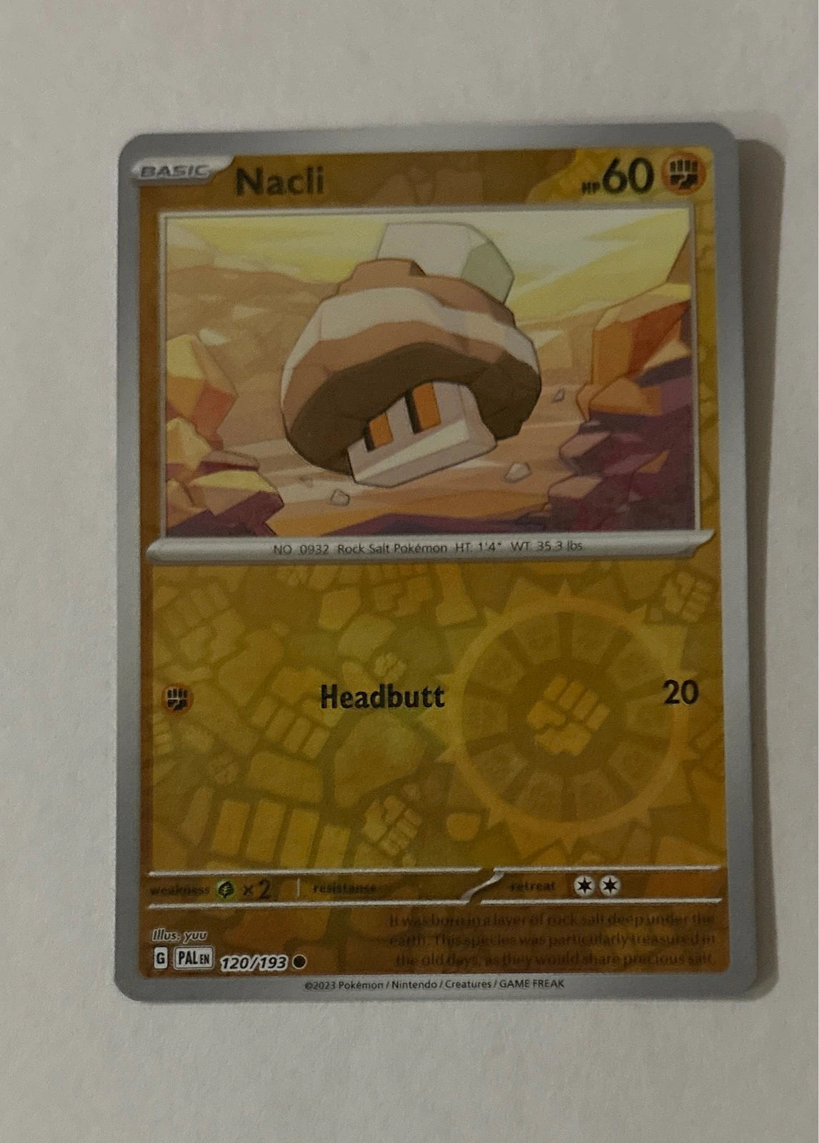 Nacli - Paldea Evolved #120/193