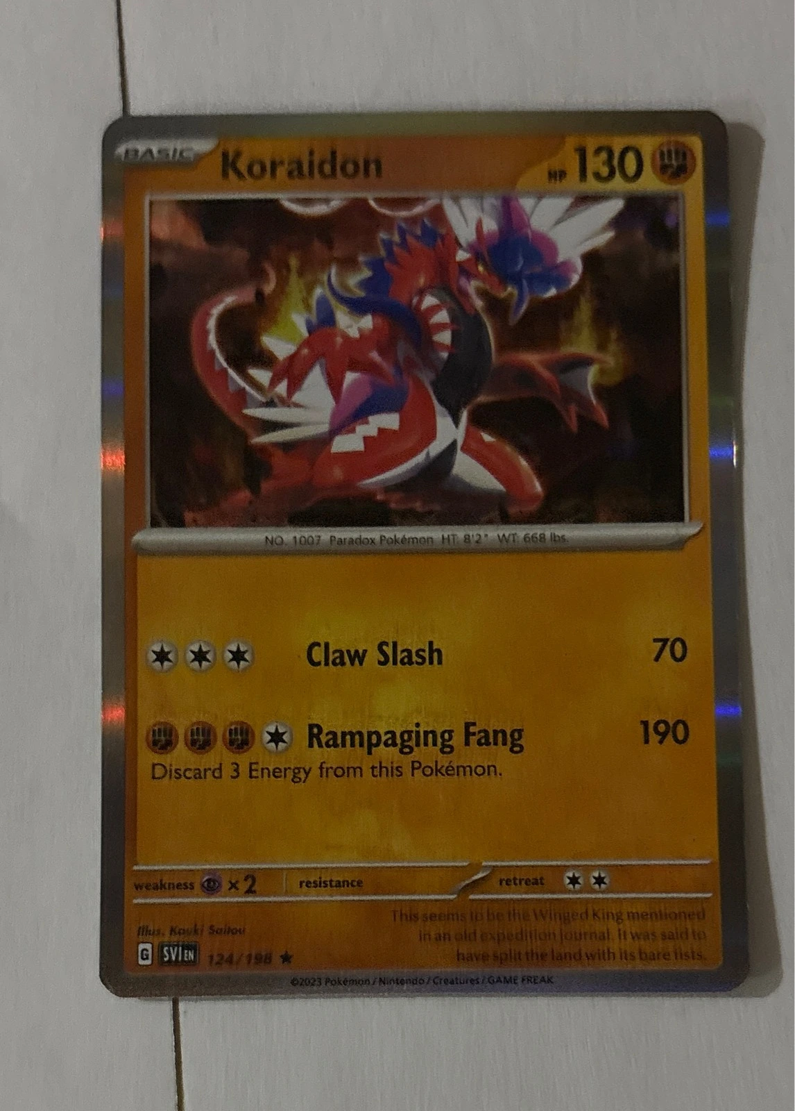 Koraidon - Scarlet & Violet #124/198