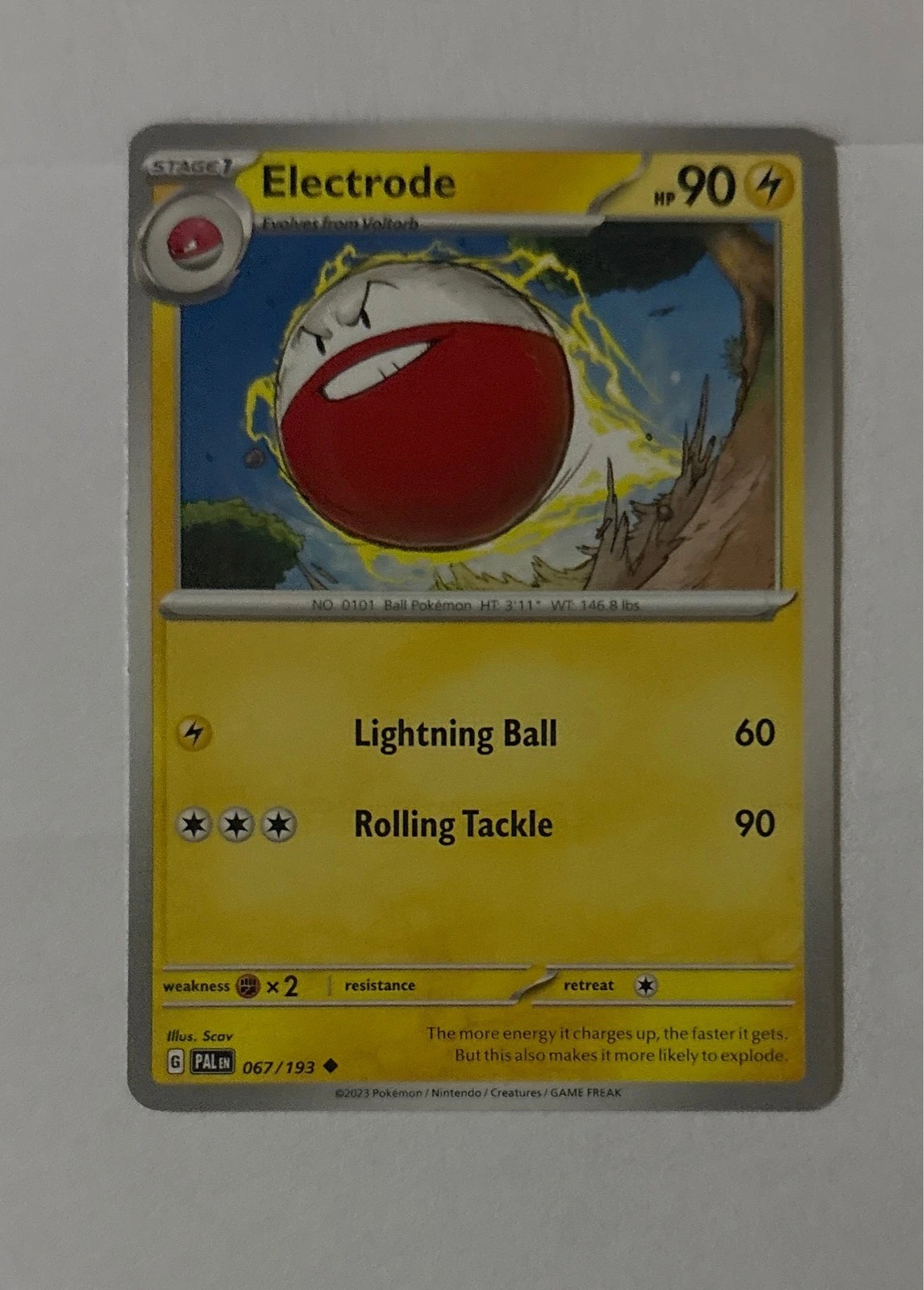 Electrode - Scarlet & Violet: Paldea Evolved #067/193