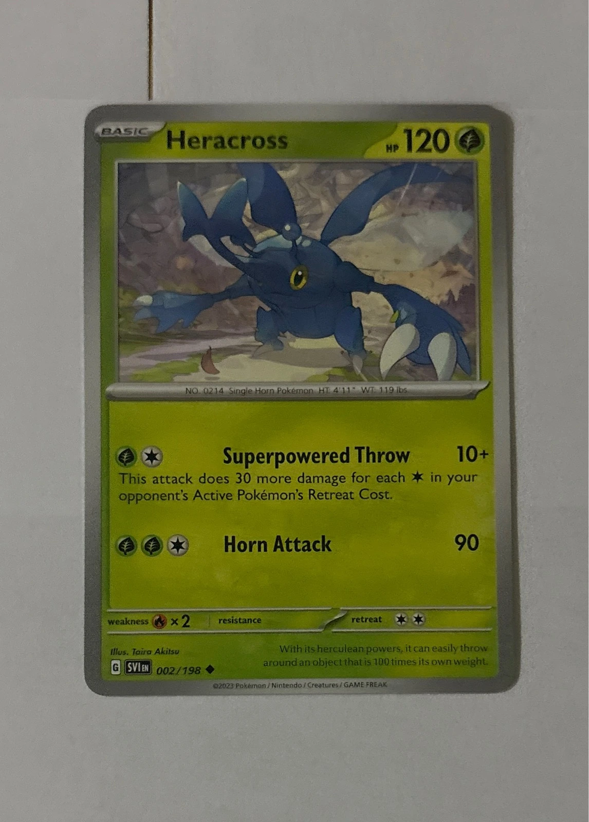 Heracross - Scarlet & Violet #002/198