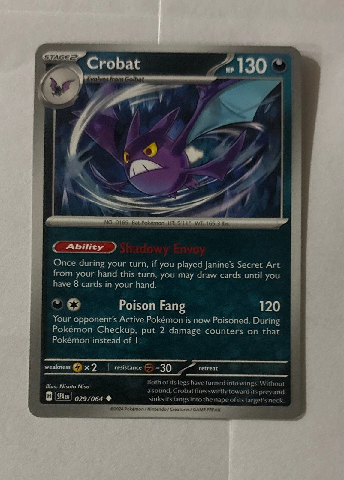 Crobat - Shrouded Fable #029/064
