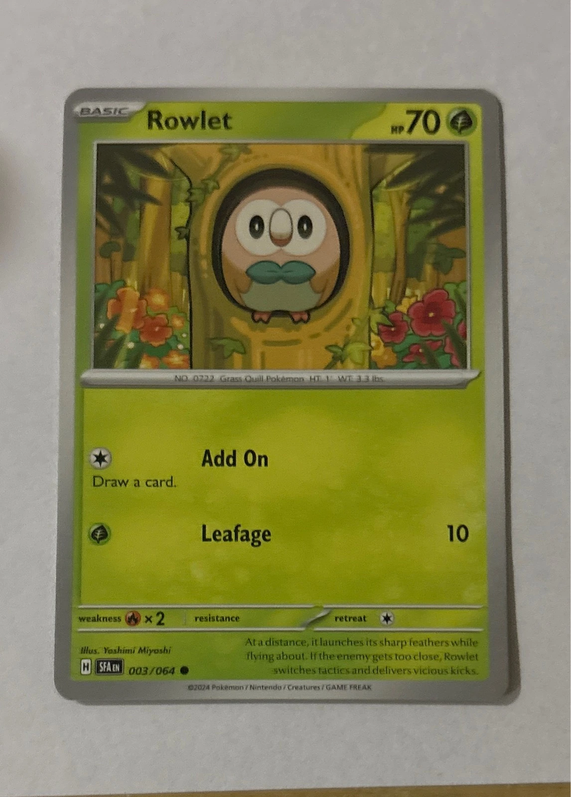 Rowlet - Stellar Crown #003/064