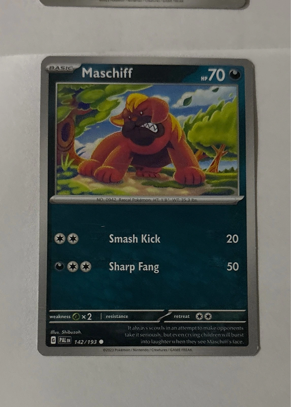 Maschiff - Scarlet & Violet: Paldea Evolved #142/193