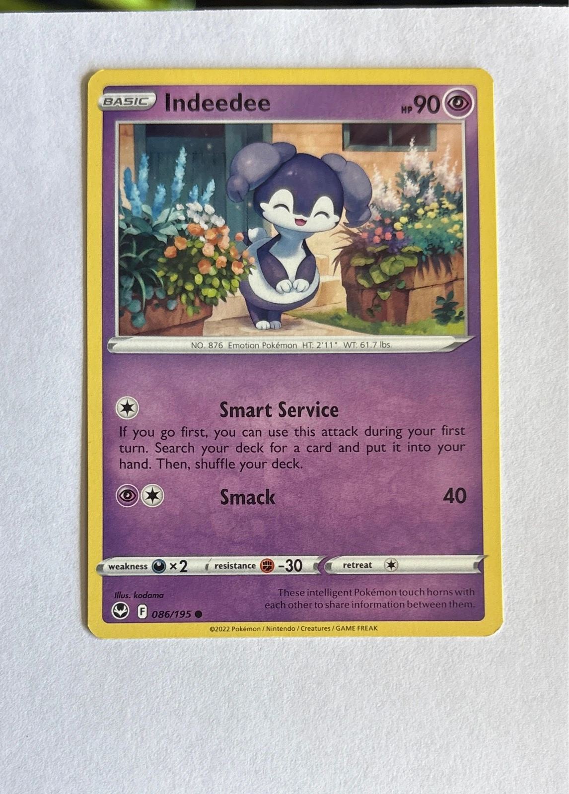 Indeedee - Silver Tempest #086/195