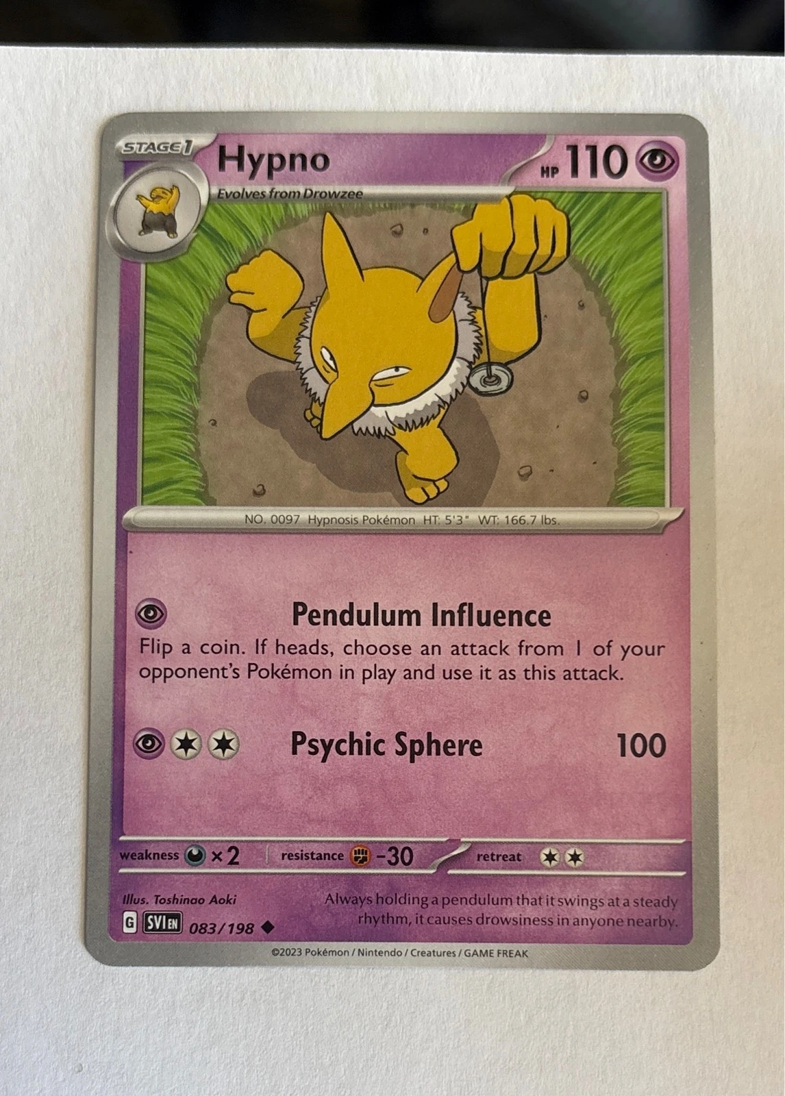 Hypno - Scarlet & Violet #083/198