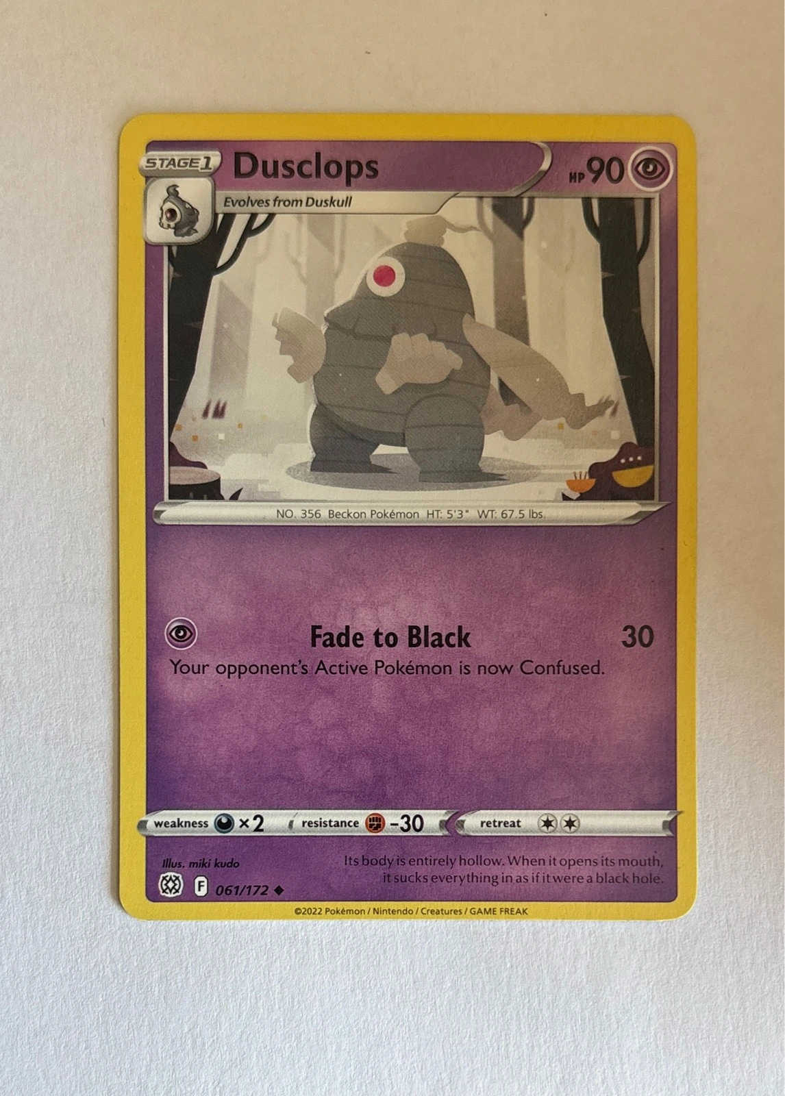 Dusclops - Brilliant Stars #061/172