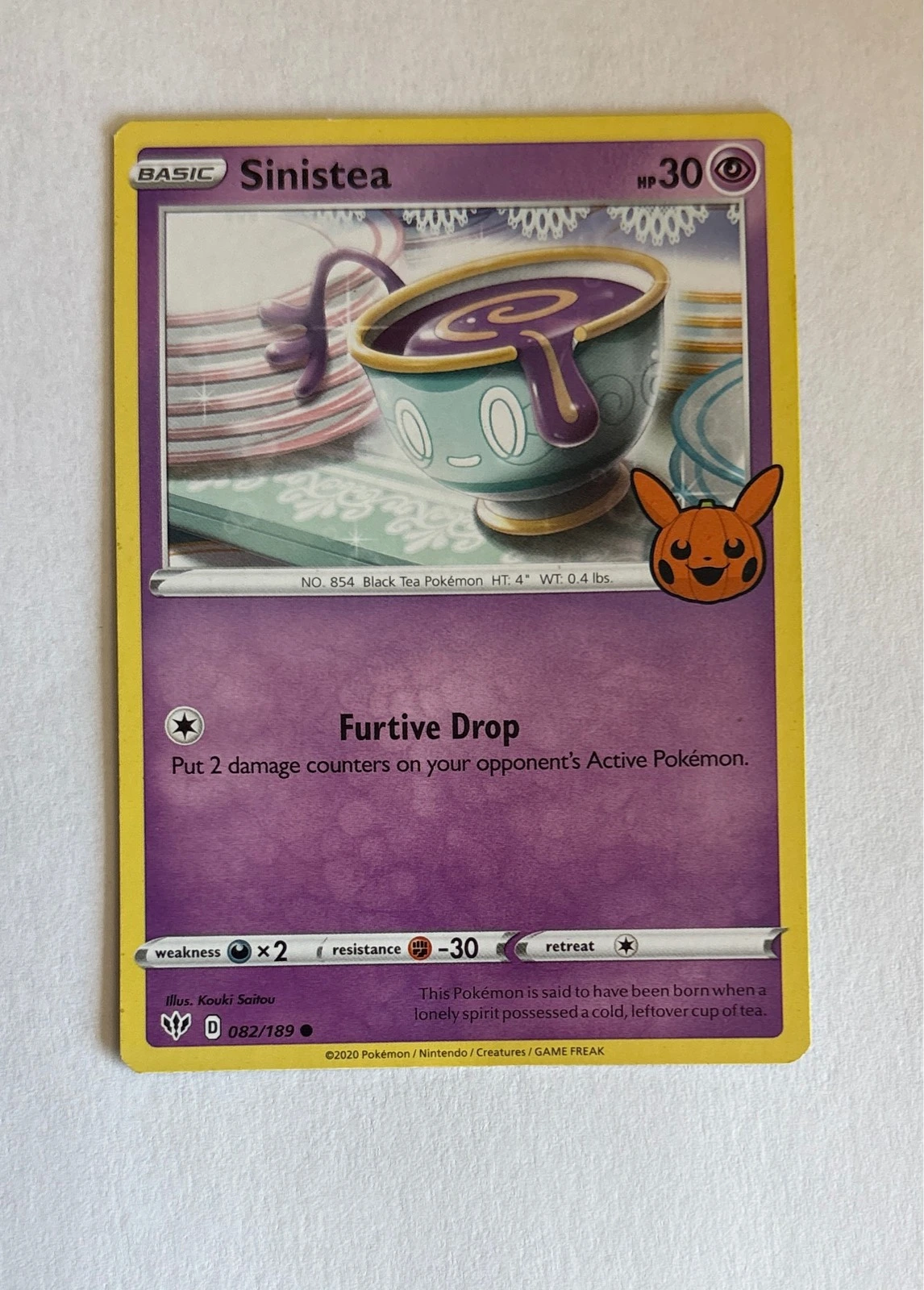 Sinistea - Pokémon Trick or Trade BOOster Bundle #082/189