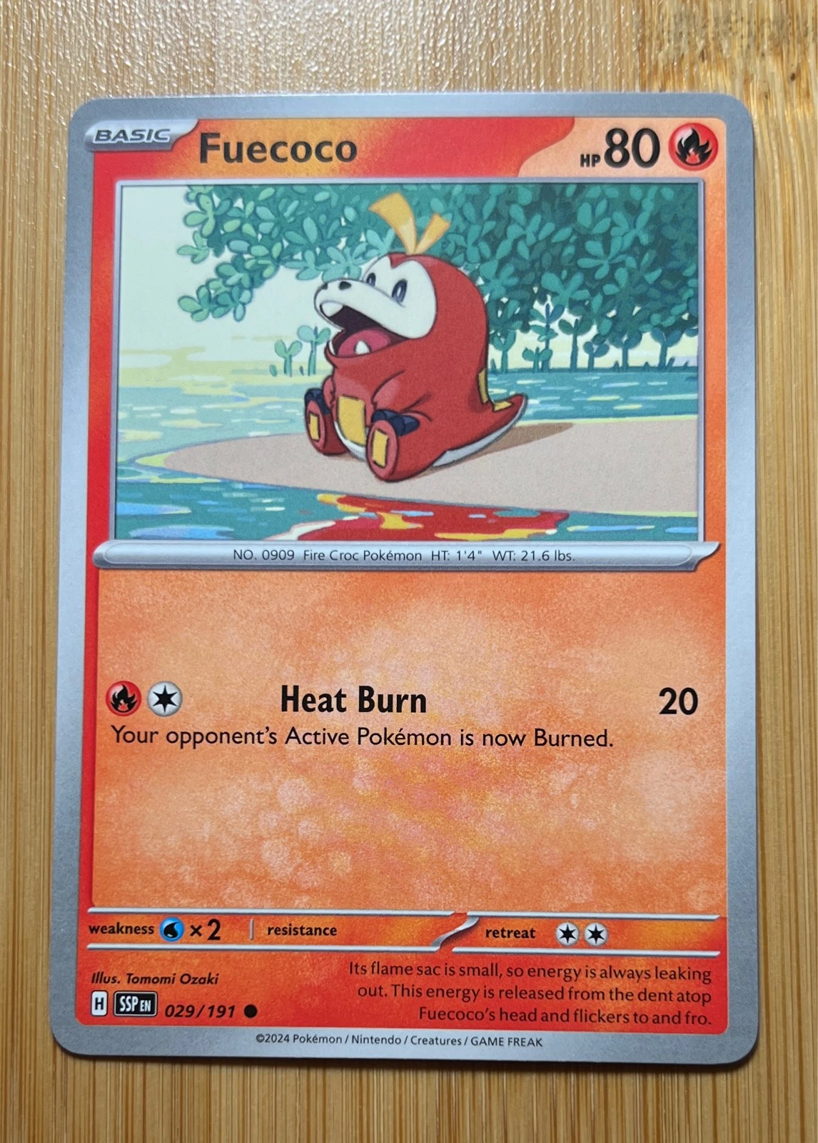 Fuecoco - Pokémon Surging Sparks #029/191
