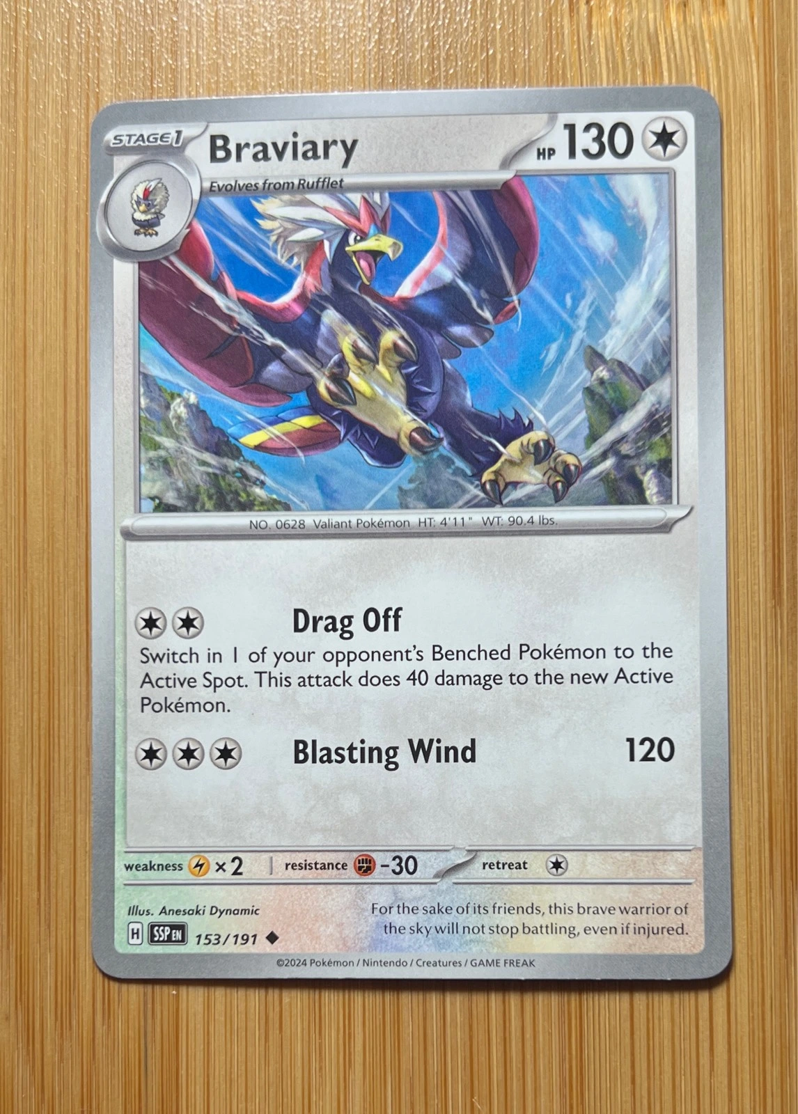 Braviary - Pokémon Surging Sparks #153/191