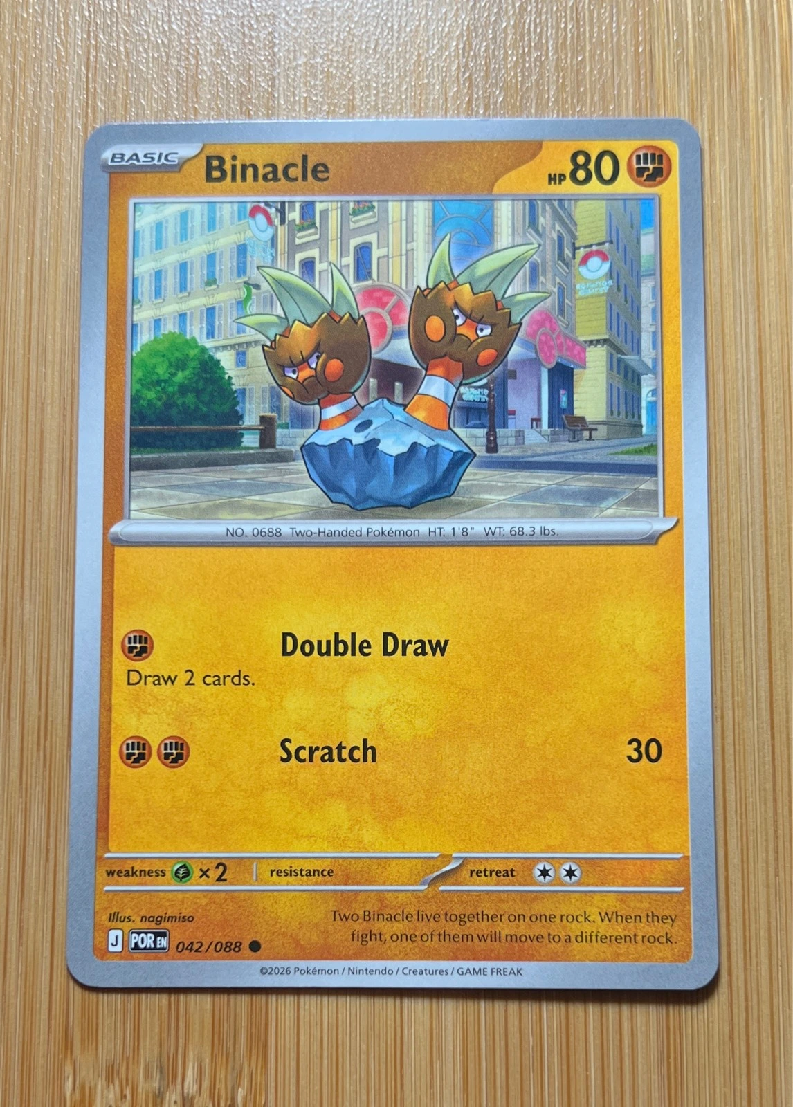 Binacle - Pokémon Perfect Order #042/088