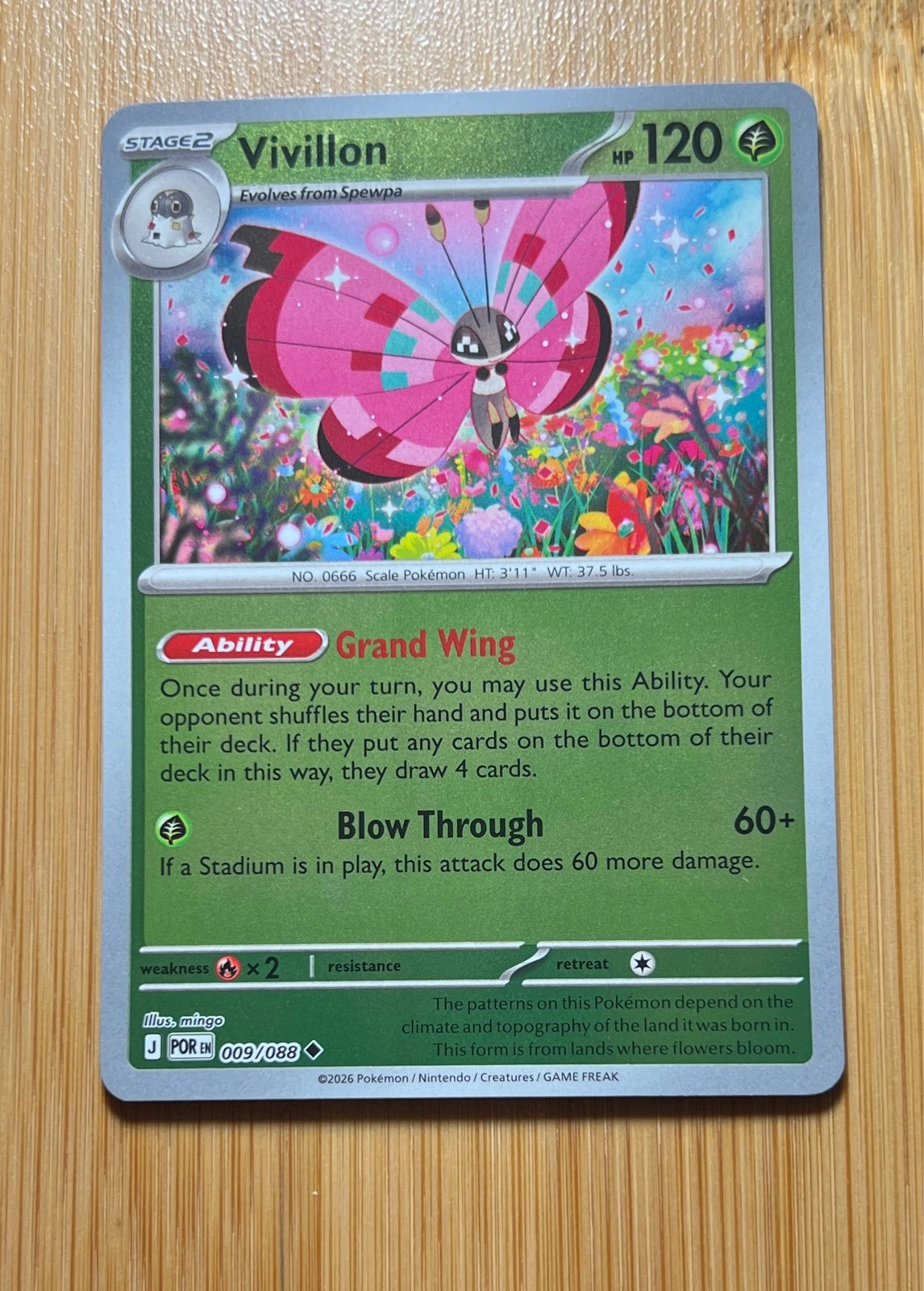 Vivillon - Pokémon Perfect Order #009/088
