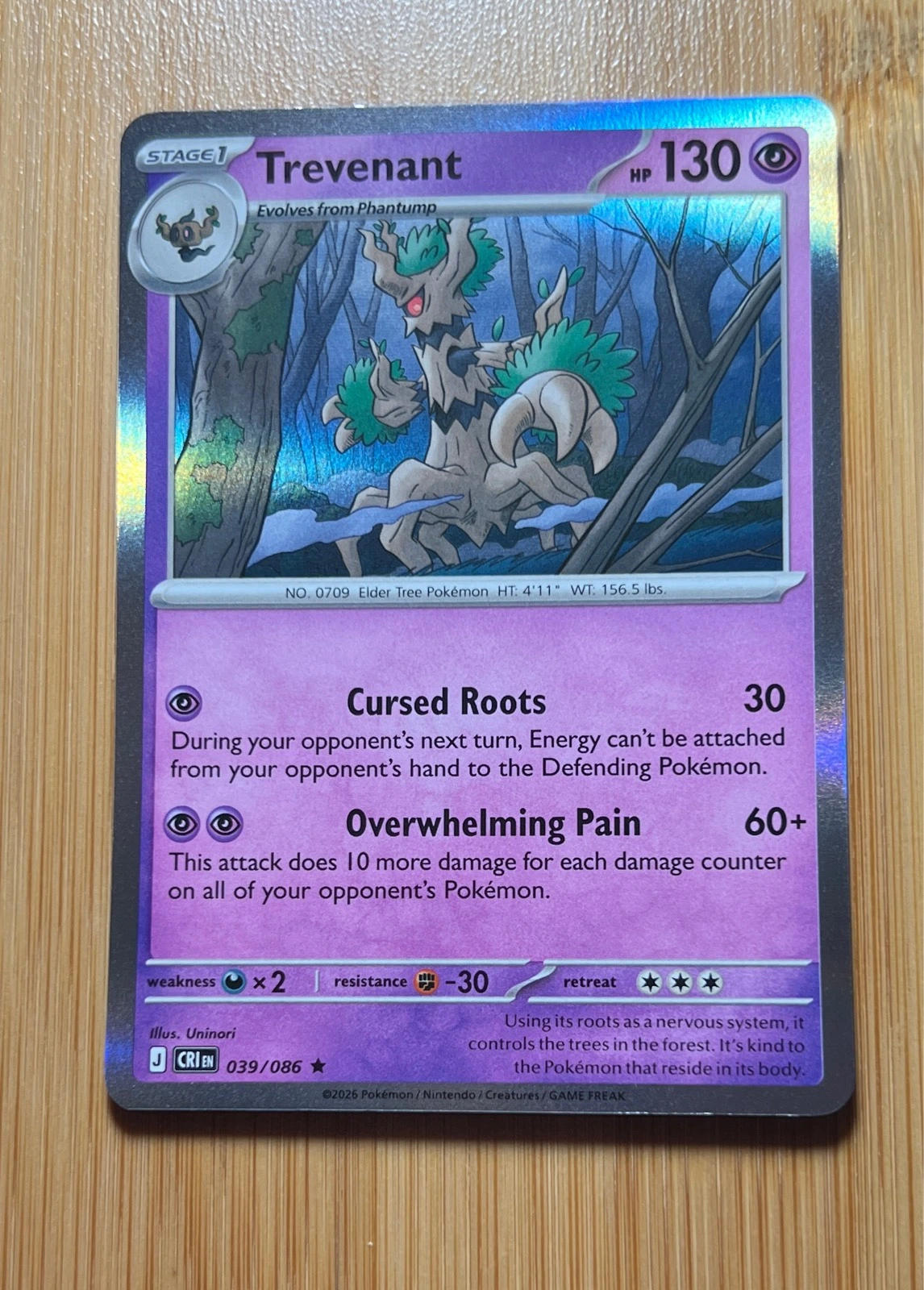 Trevenant - Pokémon Chaos Rising #039/086