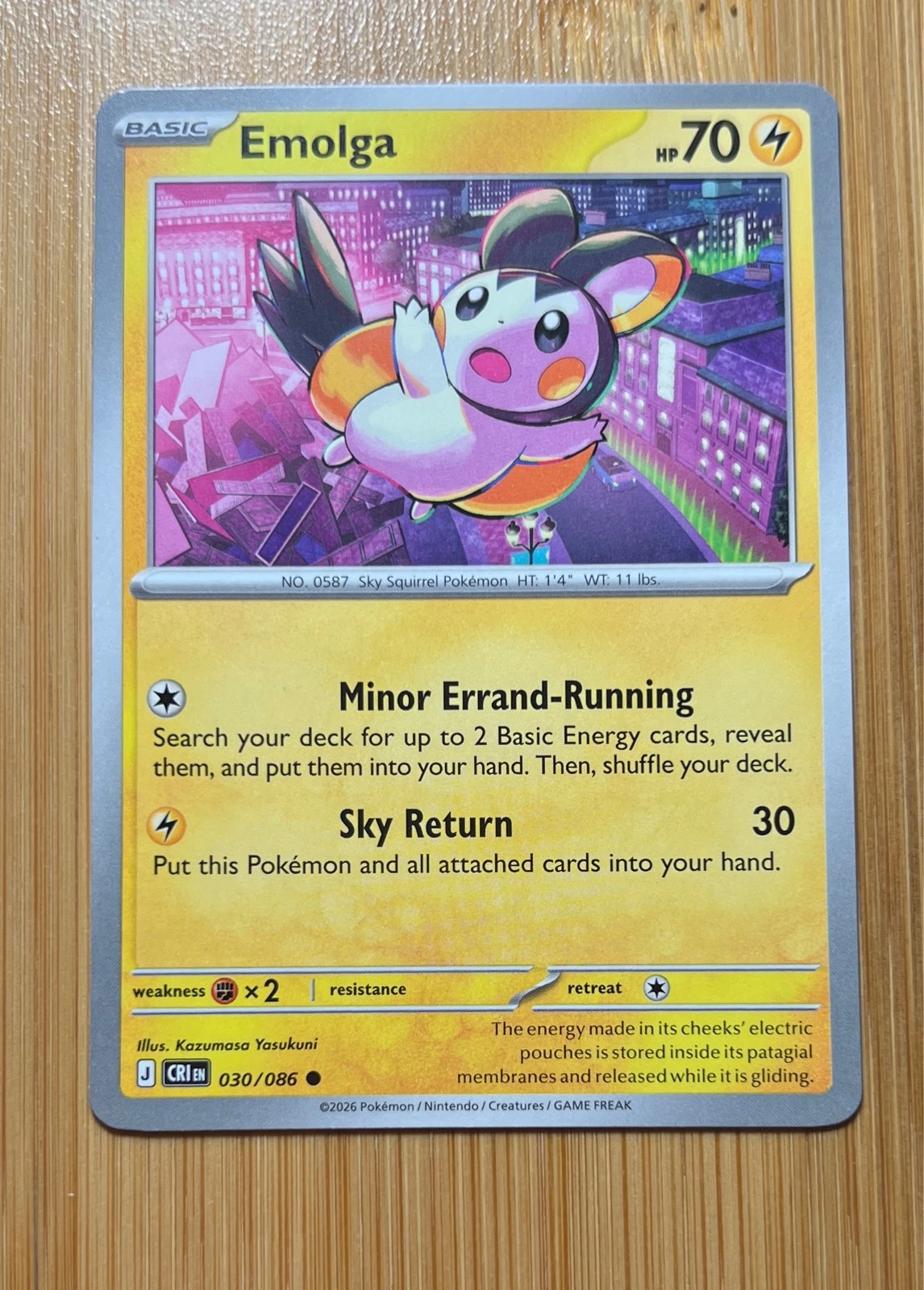 Emolga - Pokémon Chaos Rising #030/086