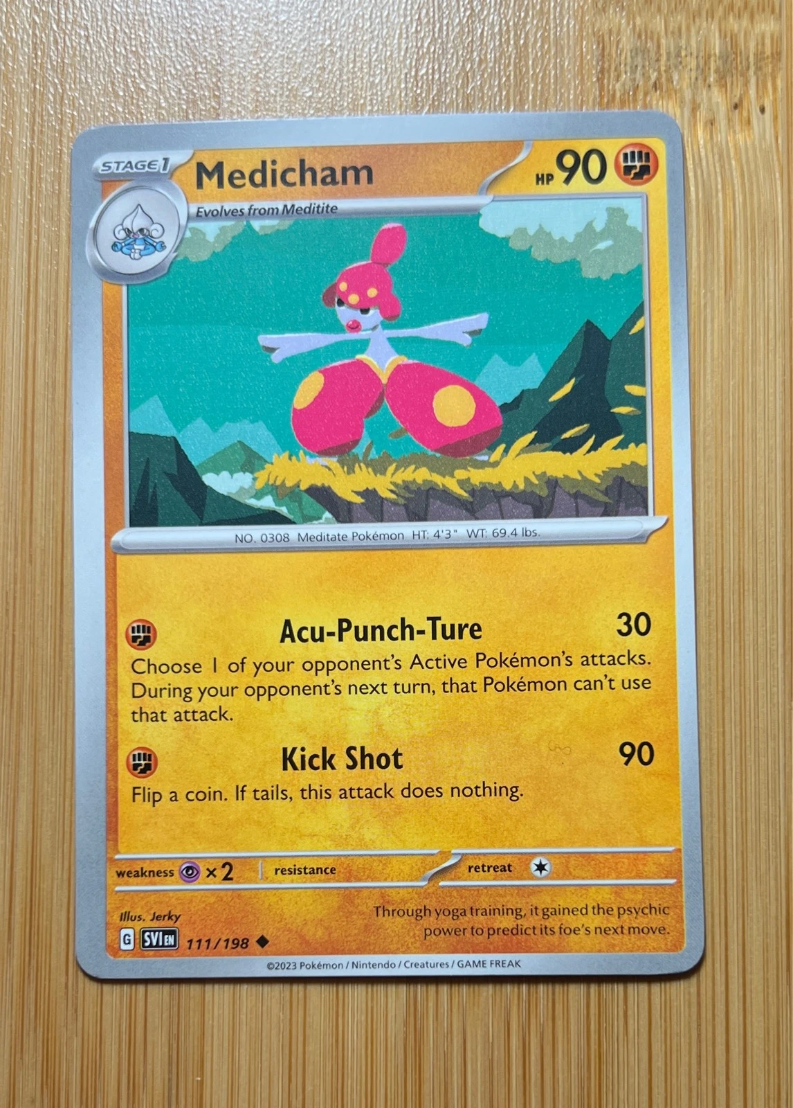Medicham - Pokémon Perfect Order #111/198