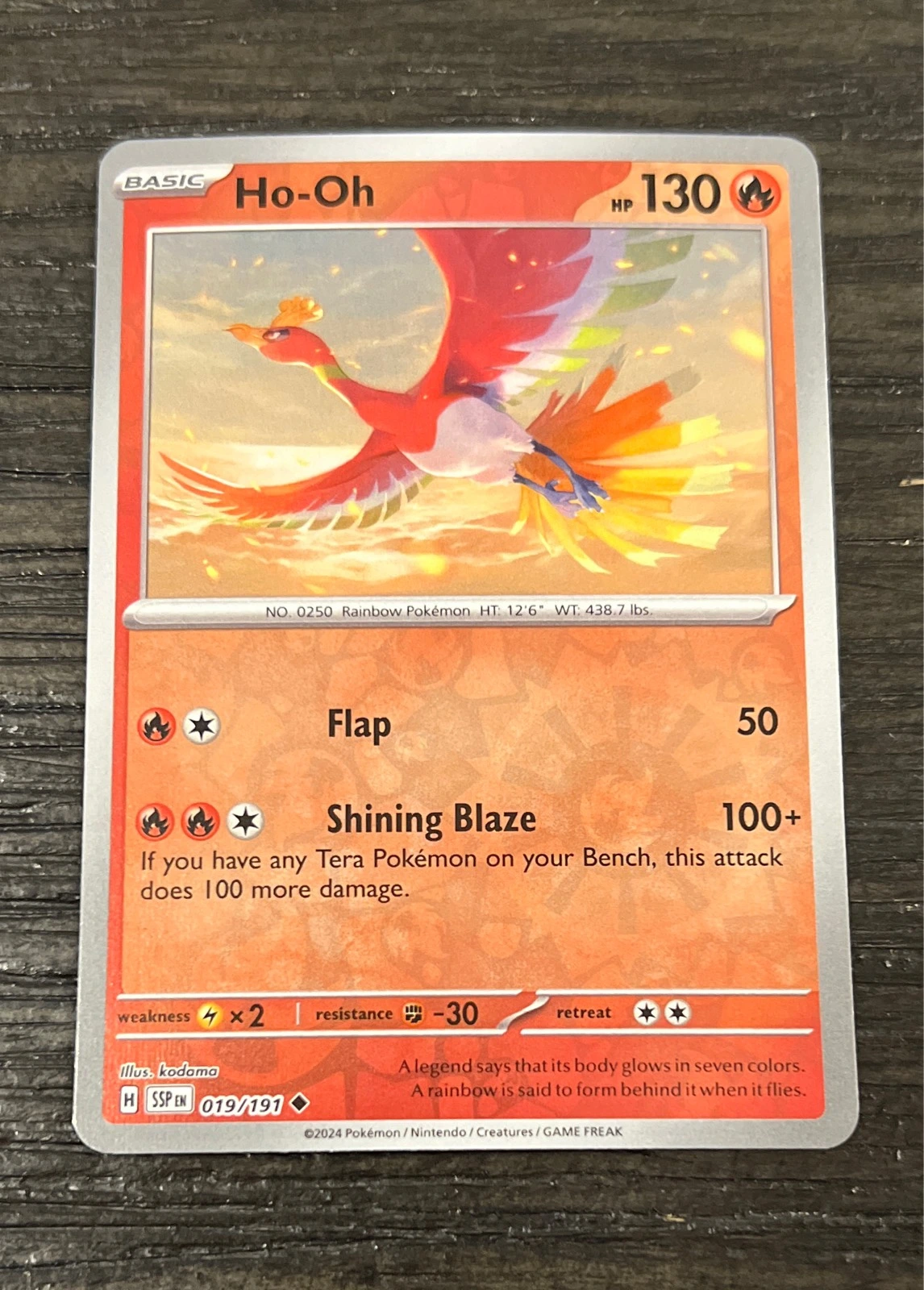 Ho-Oh - Pokémon Surging Sparks #019/191